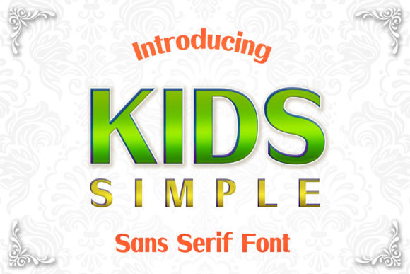 Bring Charm to Your Creations with Kids Simple Font