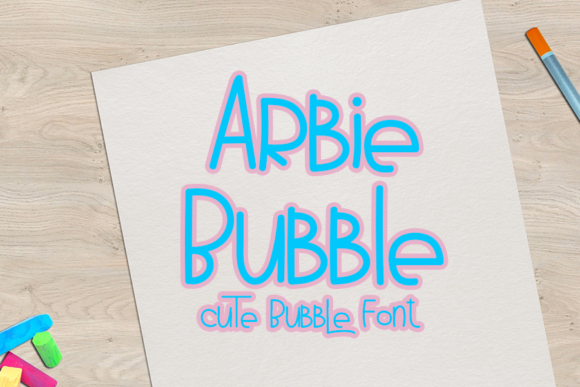 Bring Joy to Your Creations with Arbie Bubble Font