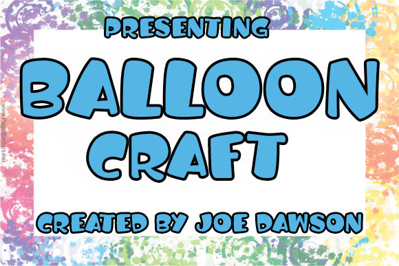 Bring Joy to Your Creations with Balloon Craft Font