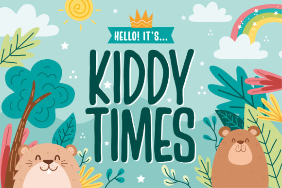 Bring Your Creations to Life with Kiddy Times Font