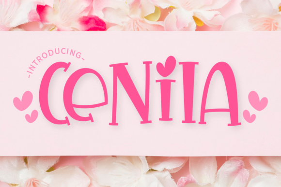 Discover Cenila: A Charming Display Font for Editorial Design