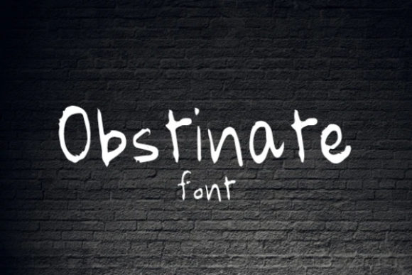 Discover Obstinate: A Charming Display Font for Editorial Design