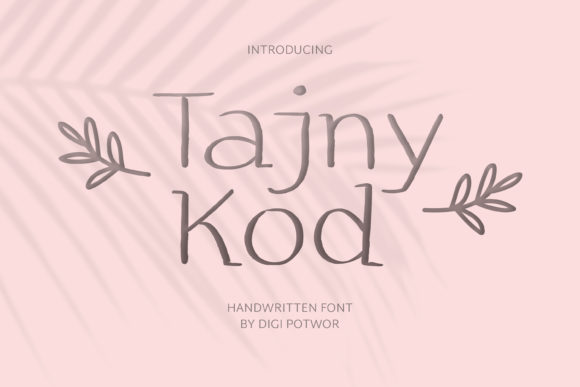 Discover Tajny Kod: A Versatile Display Font for Web Design