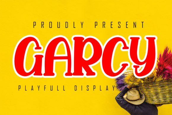 Garcy: A Whimsical Display Font for Engaging Visuals