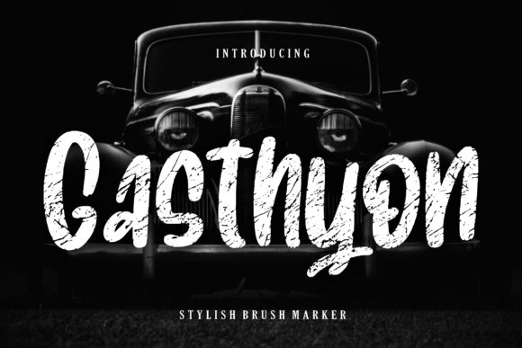 Gasthyon: A Fun and Quirky Display Font for Crafters