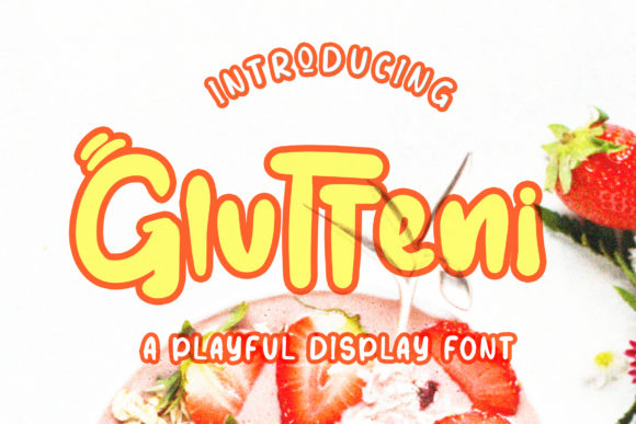 Glutteni: A Playful Display Font for Engaging Web Design