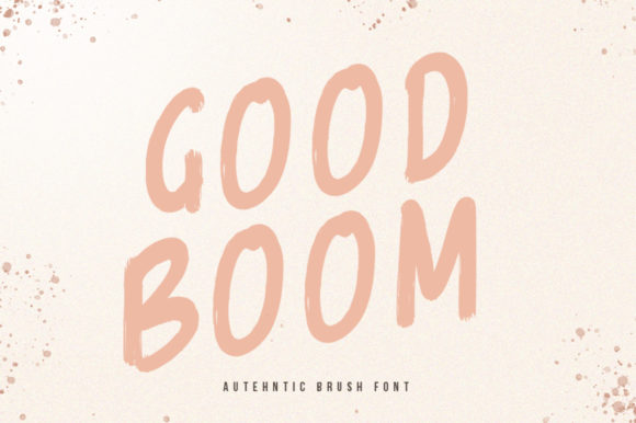 Goodboom: A Charming Display Font for Creative Makers