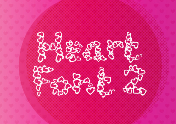 Heart 2: A Romantic Display Font for Eye-Catching Campaigns