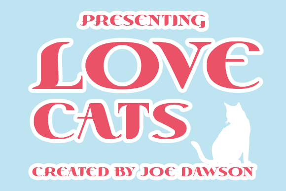 Love Cats: A Charming Display Font for Creative Makers
