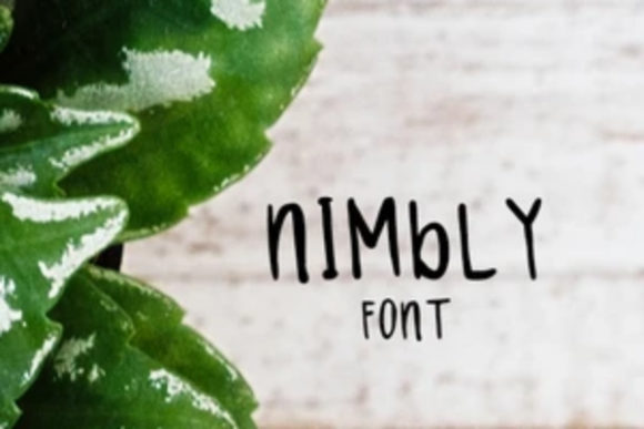 Nimbly: A Friendly Display Font for Engaging Campaigns