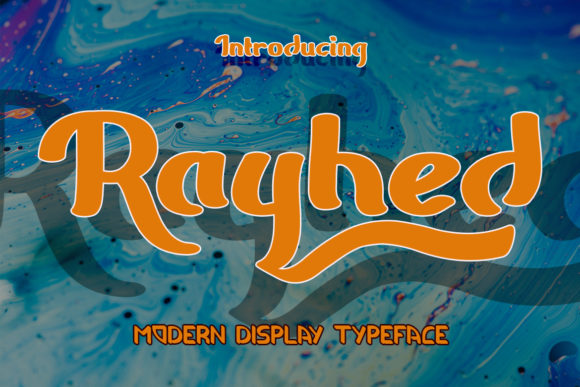 Rayhed: A Playful Display Font for Engaging Publications