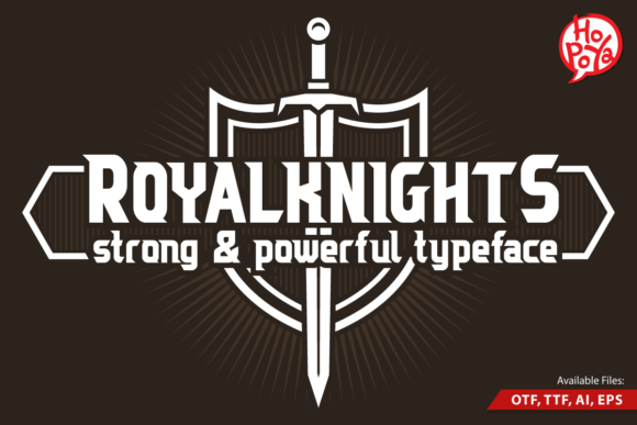 Royal Knights: A Bold and Charming Font for Crafters