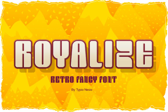 Royalize: A Display Font for Elegant Publication Design