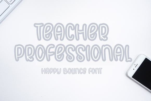 Teacher Professional: A Modern Display Font for Web Design