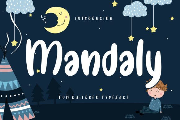 Transform Your Brand with Mandaly: A Sweet and Colorful Display Font