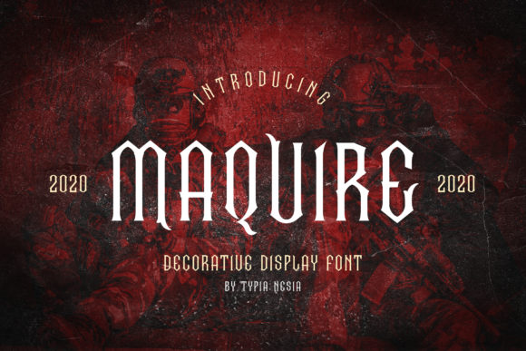 Transform Your Brand with Maquire: A Premium Display Font