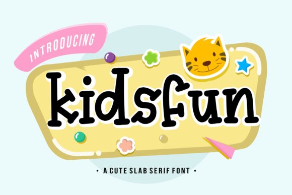Transform Your Brand with the Whimsical Kidsfun Font