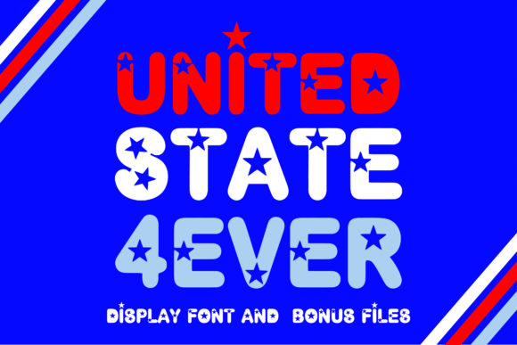 United State 4 Ever: A Patriotic Display Font for Editorial Design