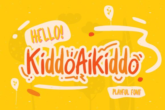Unleash Creativity with Kiddo Aikiddo Font
