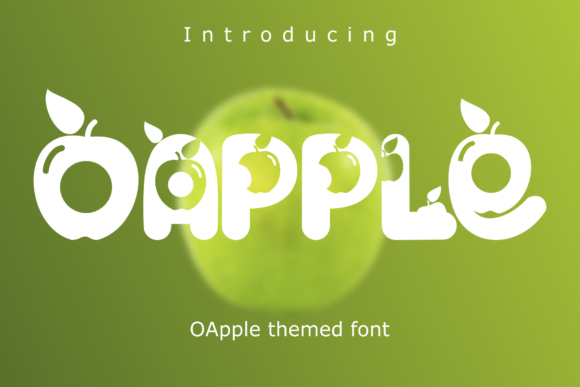 Unlock Creativity with O Apple: A Premium Display Font