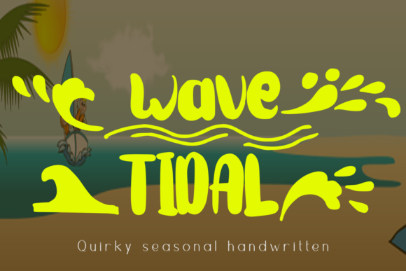 Wave Tidal: A Charming Display Font for Makers and Creators